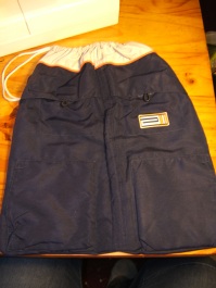 Old coat kit bag